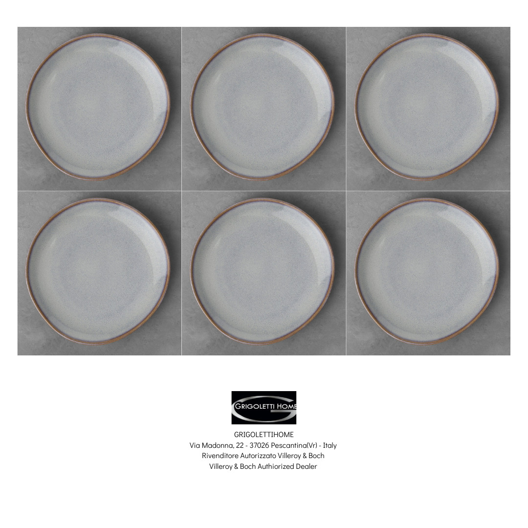 Like Villeroy & Boch - Lave Beige - Set 6 Platos Fruta/ Desayuno CM 23