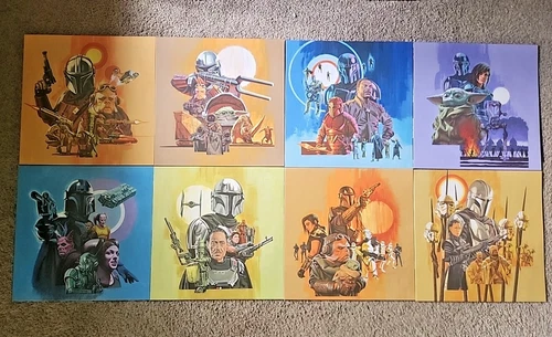 The Mandalorian Season One 1 8XLP Soundtrack Mondo Box Set Vinyl PRE=OWNED