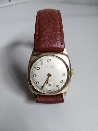 Bellissimo orologio Lanco in oro massiccio 9 ct. - anni '50 - manuale | eBay