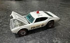 Vintage 1969 Hot Wheels Redline Police Cruiser Olds 442 - Nice Condition