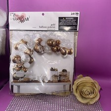 GOLD Balloon Arch Kit Wedding Party Baby Shower Reception Decor 69pcs LAYTEX NEW