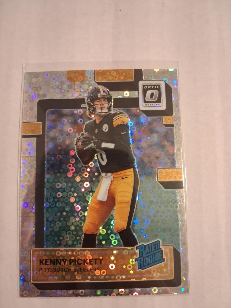 Kenny Pickett 2022 Optic #201 Silver Circles 062/125 Rookie STEELERS