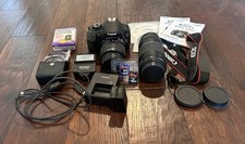 Canon EOS Rebel T5 DSLR Camera bundle with/flash attachment   original owner 