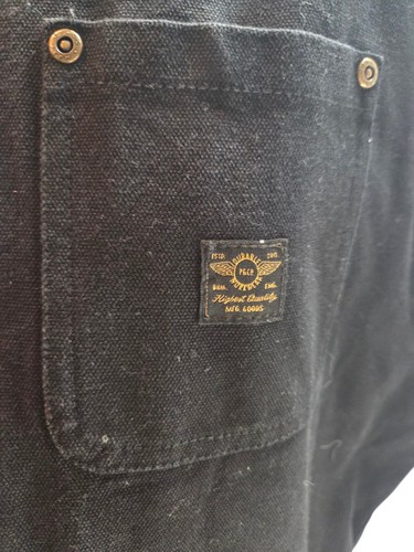 P & Co. Chaleco Para Hombre XXL Negro Algodón Lona The Utah Chaleco Pato Carhartt Ropa de Trabajo - Imagen 5 de 10