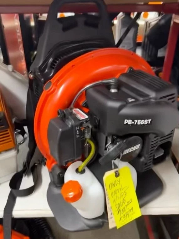 Soplador de mochila Echo PB-755ST GRANDE 63CC con acelerador montado en la derecha NUEVO ENVÍO GRATUITO Foto 3 de 4