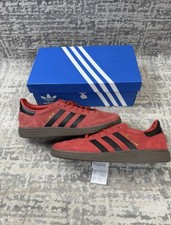 Size 7 - Adidas Originals Handball Spezial Red Black Gum  JR0597 BNWT FAST SHIP