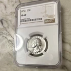Washington Quarter 1956 NGC PF 67 Silver Proof Philadelphia KM#164
