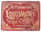 Antique 1883 THE PREMIUM GAME LOGOMACHY CARD GAME Complete w/Box & Instructions — photo 1