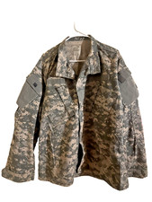 US Army ACU Digital Camo Combat Uniform Jacket Coat Large Long UCP USGI Surplus