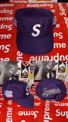 Supreme World Famous S Logo 6 Panel Hat Purple Brand New SS26 | eBay