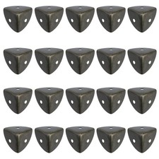 1"x1"x1" Box Corner Protectors Metal Edge Bracket Bronze Edge Protector 20pcs Wi