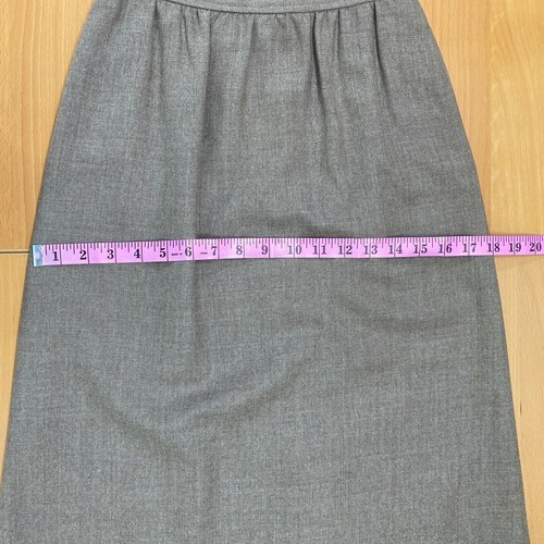 Evan Picone Women’s Wool Petites Skirt Size 4 Brown 100% Worsted Fully Lined - Picture 9 of 10