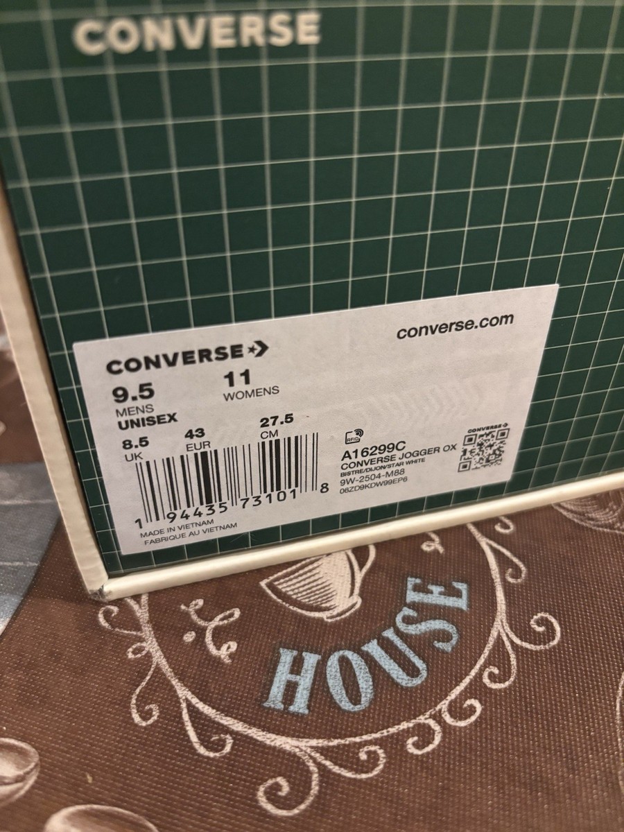 Size 9.5 Converse Golf Le Fleur x Coach Jogger Bistre - Tree Bark