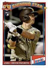 2021 Topps Archives #91BZ-13 Jake Cronenworth 1991 Topps Bazooka Shining Stars