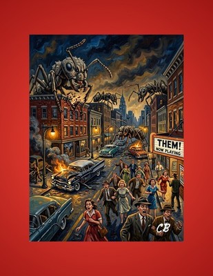 Them! Giant Ants Attack | ACEO Art Card | Sci-Fi Horror | Classic Film Art