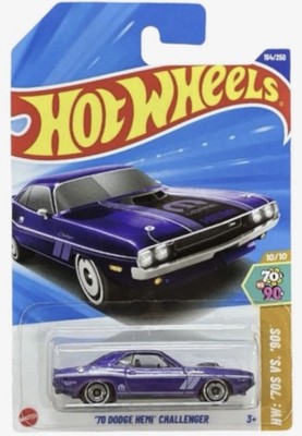 2025 Hot Wheels 164/250 '70 Dodge Hemi Challenger 10/10 HW: '70s VS. '90s