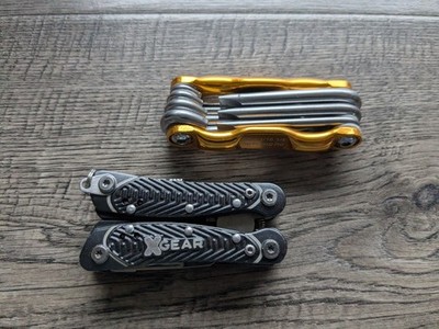 2 Multifunction Multipurpose Small  Outdoor Hiking Biking Tools XGEAR & GRIP