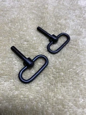 Rifle Sling Mounting Set Steel 1" Swivels & Screw in Stud Base Kit