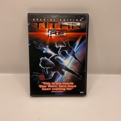 Titan A.E. DVD 2000 Special Edition Matt Damon Drew Barrymore Don Bluth Sci-Fi