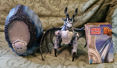 RARE Mega Bloks Dragons Plasma Dragons Cycloneblaze Nova Dragon Complete Set