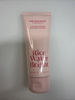 The Face Shop Rice Water Bright Foaming Facial Cleanser with Ceramide