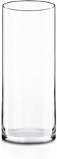 Cylinder Glass Vase 14 Inch Tall Thick Crystal Clear Centerpiece Home Wedding