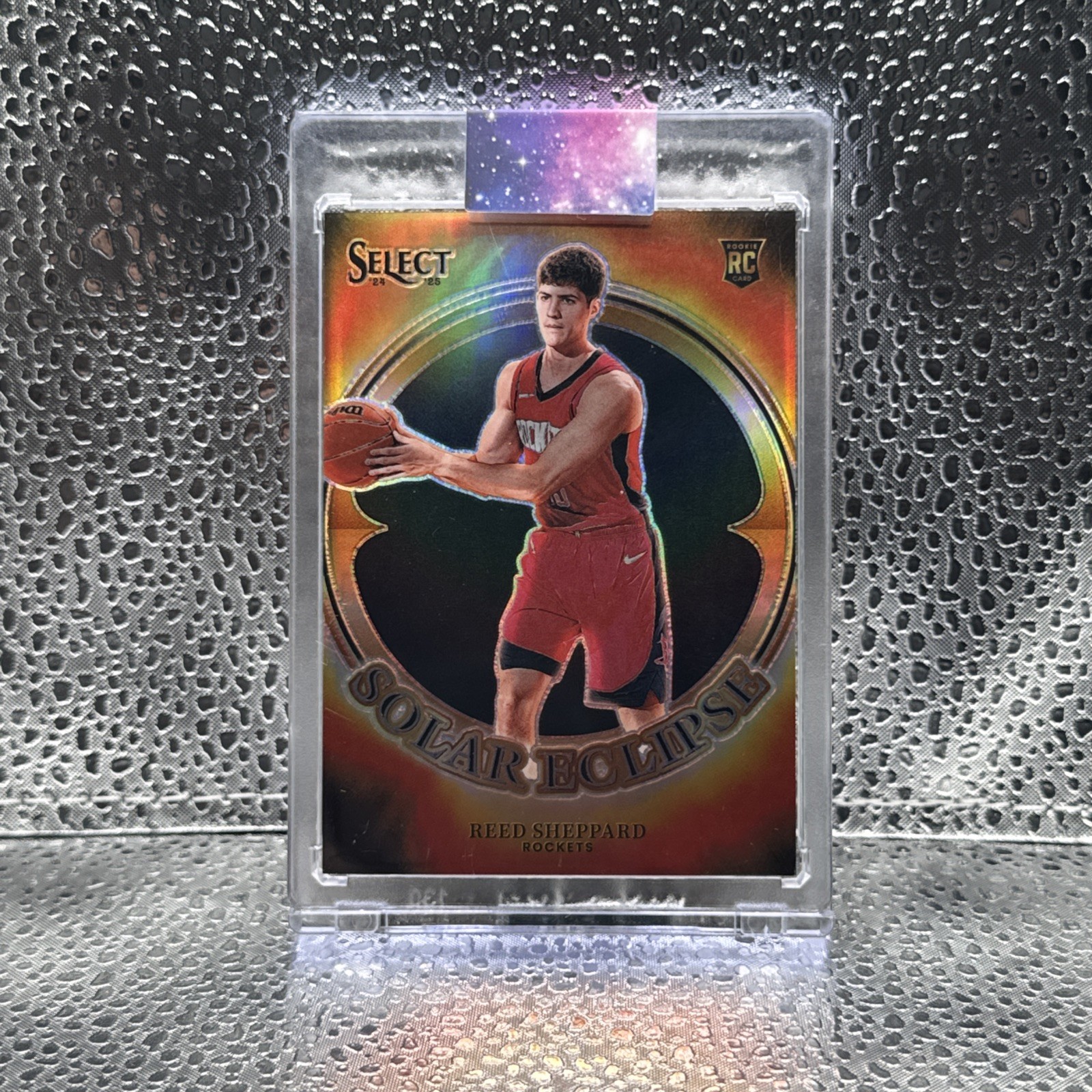 2024-25 Select Reed Sheppard Solar Eclipse RC CASE HIT SSP Rockets Rookie #4