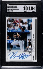 NICK KURTZ 2024 Pulse Lumin #PD-NK Auto Gold /10 SGC 10/10