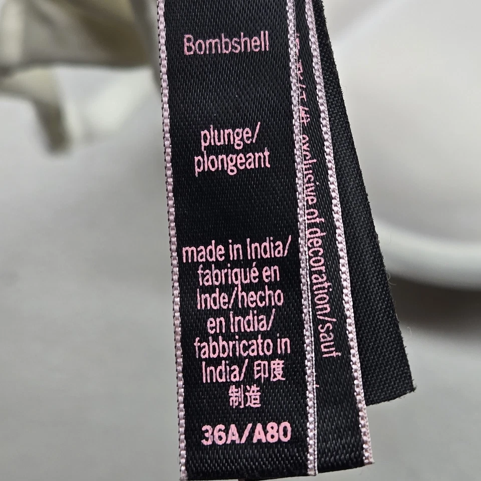 Sujetador Victoria's Secret para mujer 36A blanco bomba push up convertible con aros Foto 4 de 4