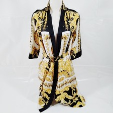 NO TARIFF Versace Dress Ladies Silk 36 1949513