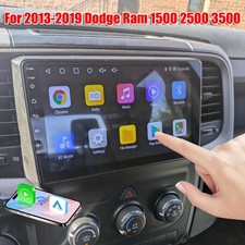 For 2013-2019 Dodge Ram 1500 2500 3500 Car Radio Stereo CarPlay Android 15 GPS