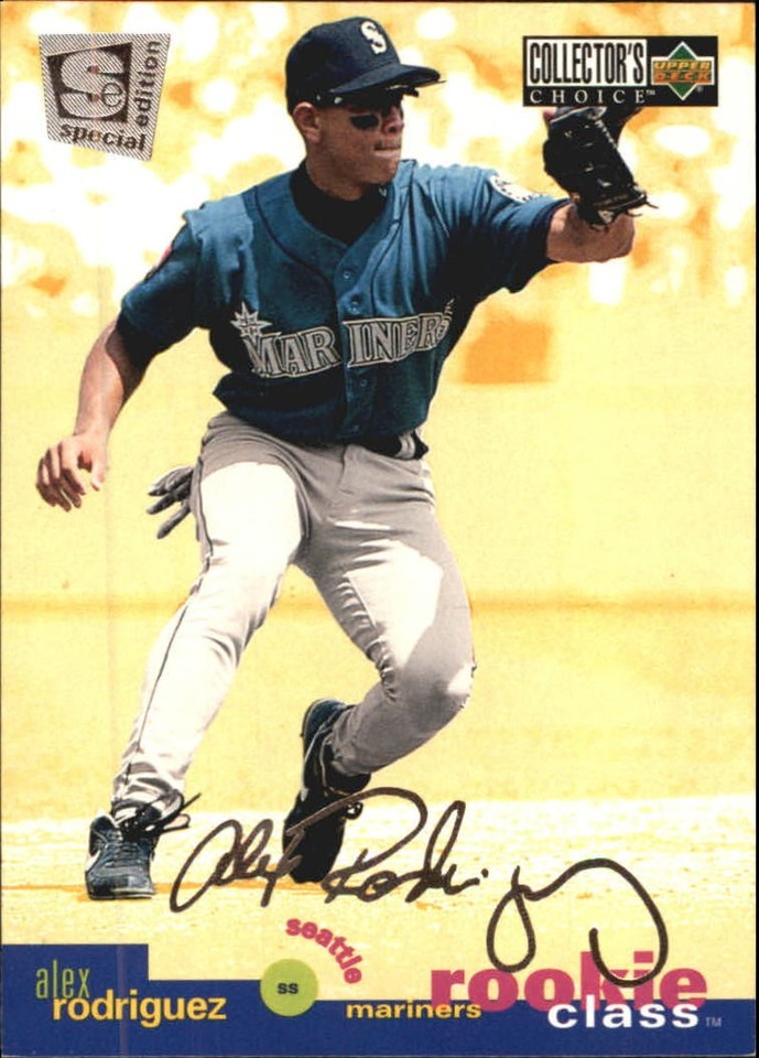 1995 Upper Deck Collector's Choice SE Baseball Silver Signature Parallel Cards