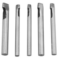5 StüCke Hohllocher Set Ovale Form Leder Hohl Locher Cutter FüR Leder Bearb4646