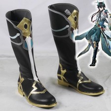 Honkai  Star Rail Dan Heng Imbibitor Lunae Flats Zipper Boots Shoes Cosplay Props