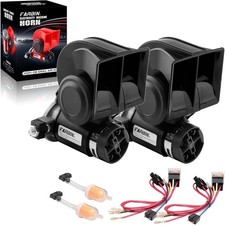 Car Horn 2pcs, Train Horns for Truck Car, Super High Pitched Air Horn for Car