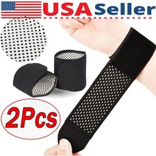 2Pcs Adjustable Sports Wrist Band Brace Wrap Support Strap Carpal Tunnel Bandage