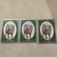 Magic the Gathering - Unglued - 3x Sheep Token - Very Good Condition