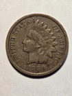 1909 Indian Head Cent 1c Penny, Fine - Very Fine F-VF, Exact Coin Shown