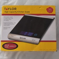 33lb-15kg Taylor Precision Products 3851-9High-Capacity Digital Kitchen Scale