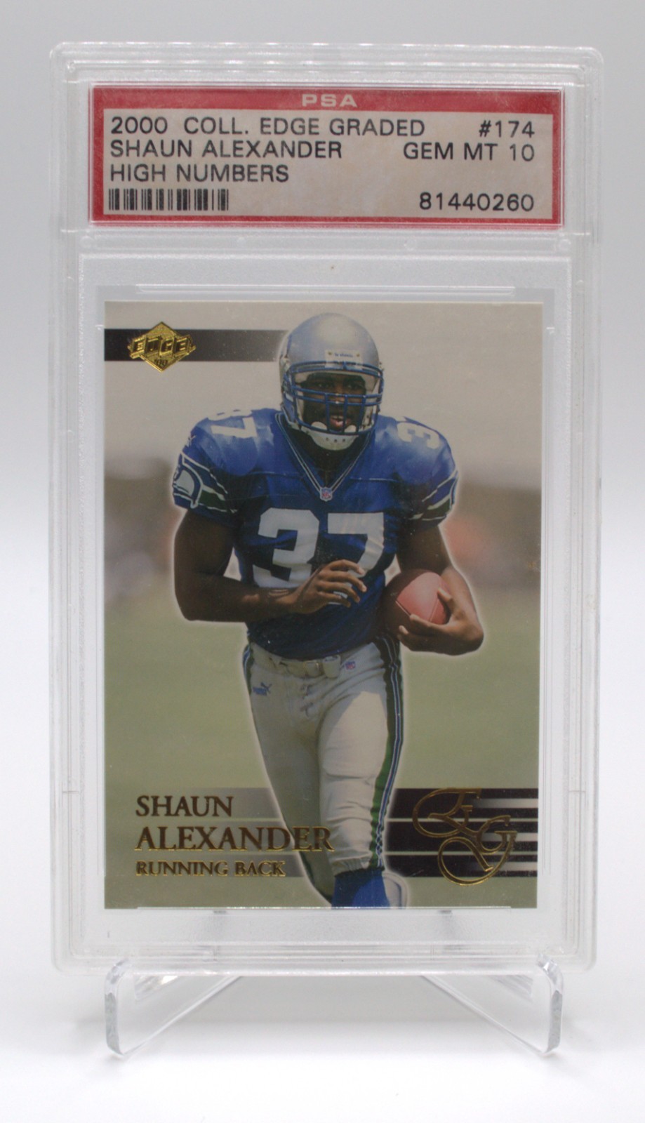 Shaun Alexander Collector's Edge Graded #174 Base