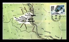 DR JIM STAMPS US COVER WWII BATTLE OF THE BULGE 50TH ANNIVERSARY FDC HAND MADE