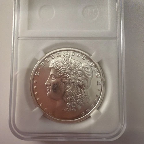 1 Troy Ounce .999 Fine Silver Morgan Dollar Design Round Coin 1 oz