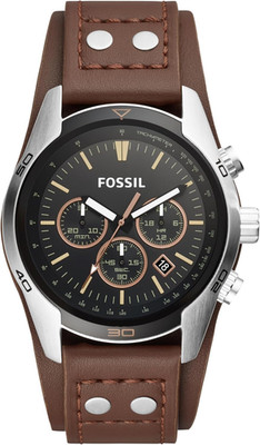 Fossil Coachman Uhr Für Herren, Chronographenwerk Mit Edelstahl- Oder Lederarmba