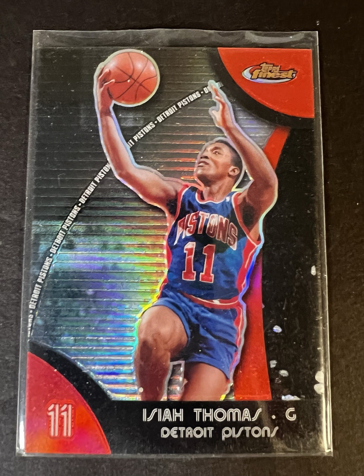 2007-08 Topps Finest Refractor Isiah Thomas #41
