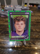 2024 Panini Score-A-Treat - Rising Stars J.J. McCarthy #19 Green Bats (RC)