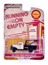 1945 Dodge Power Wagon Wrecker Shell Oil 1:64 Scale Greenlight 41170A