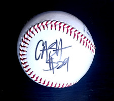 CHRIS CASH DETROIT LIONS FALCONS DEFENSIVE BACK AUTOGRAPHED SIGNED BASEBALL