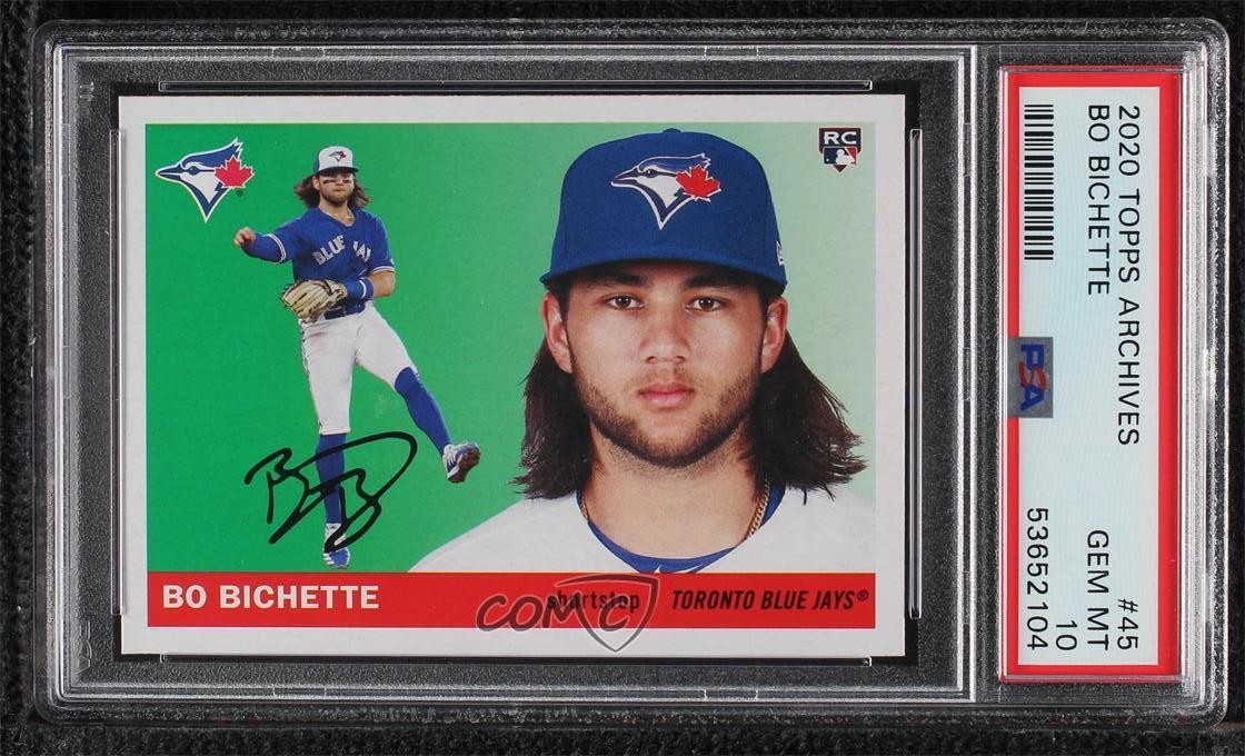 2020 Topps Archives 1955 Topps Bo Bichette #45 PSA 10 GEM MT Rookie RC q4j