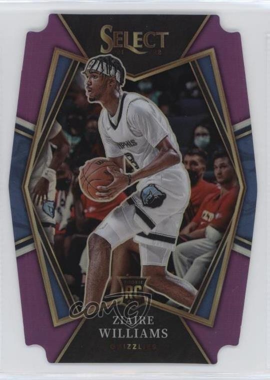 2021 Panini Select Purple Prizm Die-Cut 67/99 Ziaire Williams #181 Rookie RC 1l2