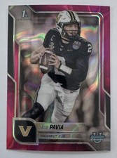 2025 Bowman University Chrome - Diego Pavia #190 Pink Lava Refractor Vanderbilt